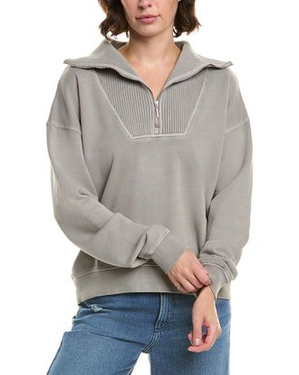 Elan Elan 1/4-Zip Funnel Neck Sweater