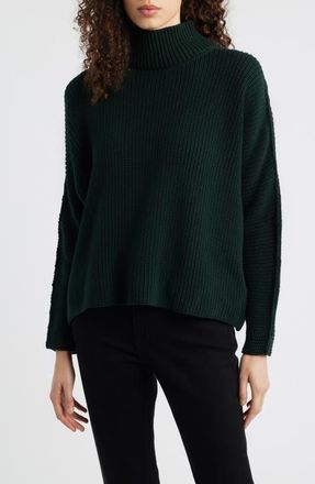 Frank & Eileen Montecito Turtleneck Sweater in Bristish Racing Green at Nordstrom, Size X-Small