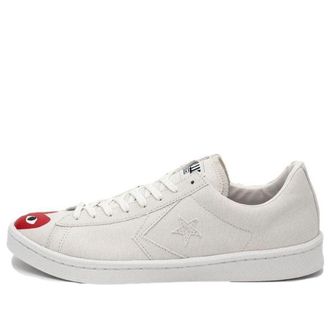 Converse x COMME des GARCONS PLAY Pro Leather White Red 34201320