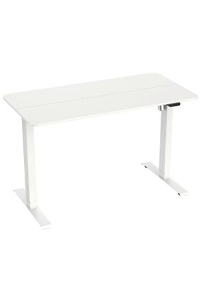 Livetastic Schreibtisch, Wei&szlig;, Metall, Holzwerkstoff, rechteckig, eckig, 60x68.8-118.5x120 cm, h&ouml;henverstellbar, B&uuml;rom&ouml;bel, Schreibtische, H&ouml;henverstellbare Schr