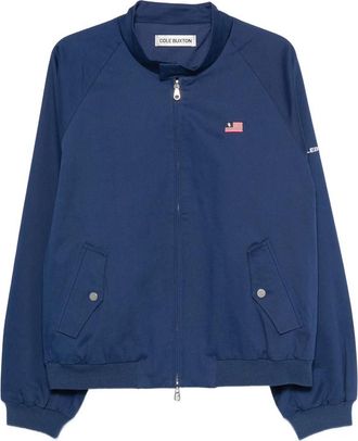 Cole Buxton Logo-print Raglan-sleeve Jacket