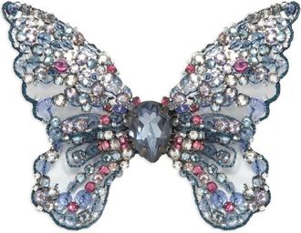 Jennifer Behr Fermaglio Absolem a farfalla - Blu