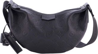 Louis Vuitton Hamac Handbag Monogram Shadow Leather Pm (Authentic Pre-Loved)