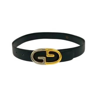 Gucci Pre-owned Belts, female, Black, Size: ONE SIZE Pre-owned Leather Belt