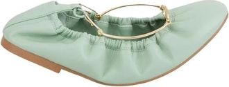 Twinset Aquamarine Ballerina Schoenen - Dames - Ballerinas - Groen - 39 EU - Schoenen