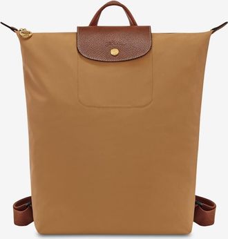 Longchamp Rucksack aus Canvas und Leder Le Pliage Original M