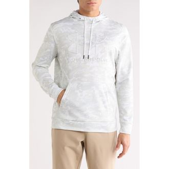Under Armour Camo Fleece Graphic Hoodie in White at Nordstrom Rack, Size X-Large