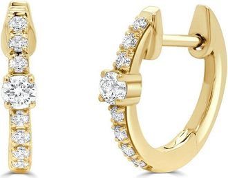 Sabrina Designs 14K 0.21 ct. tw. Diamond Huggie Earrings