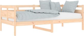 vidaXL Sof&aacute; Cama Madera Maciza De Pino 90x190 Cm Vidaxl