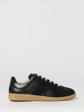 Maison Margiela Replica Calfskin, Nappa and Suede Sneakers