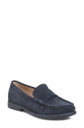 B&oslash;rn Maris Loafer in Navy Suede at Nordstrom Rack, Size 6