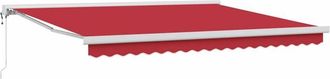 vidaXL Toldo Retr&aacute;ctil Rojo 400 X 300 Cm Tela, Metal Vidaxl