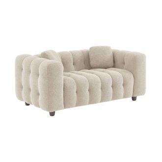 Sweeek Sof&aacute; de borreguito, 2 plazas, beige