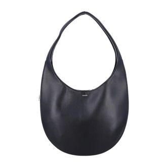 Coperni Shoulder Bags, female, Black, Size: ONE SIZE Leather Shoulder Bag