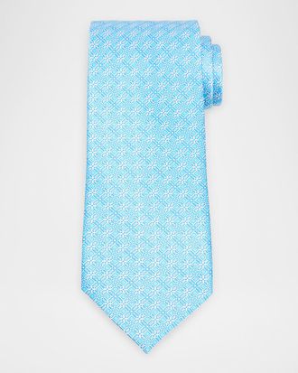 Stefano Ricci Men & apos;s Geometric Silk Tie