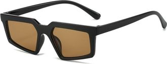 Generic Sports Mens Outdoor Sunglasses Vacation Driving Sports(Brown)