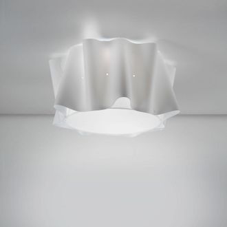 Linea Zero Plaf&oacute;n 5 Luces Blanco Cm. 60x32h