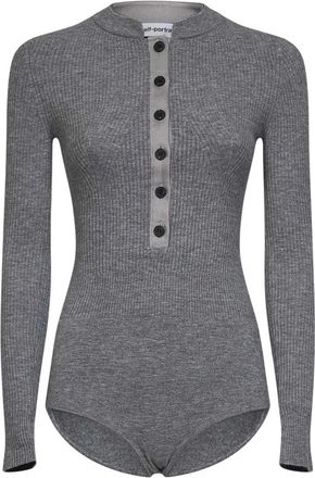 Self Portrait Mujer, Camisetas, Gris, Talla: XS