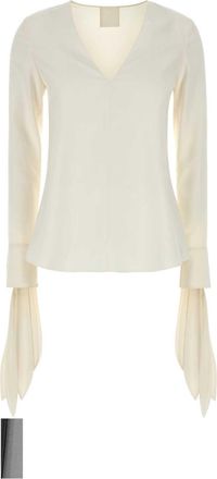 Givenchy White Silk Blouse