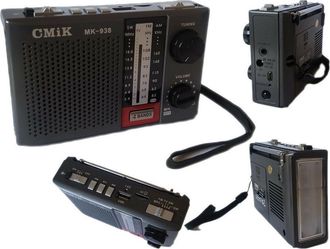Trade Shop Trade Shop - Mini Radio Radio Radiolina Fm Reproductor De Mp3 Recargable Usb Microsd Cmik Mk938
