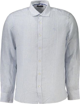 North Sails Spread Collar Shirt - Heren - Casual Overhemden - Blauw - S - Overhemden
