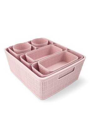 Core Home 10-Piece Assorted Storage Basket Set in Rose Whisper at Nordstrom Rack