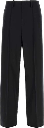 Marni Wool Wide-Leg Trousers - female - Marni - Wide Trousers - Black - 2XS - Trousers