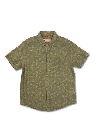 Iron And Resin Mens California Shirt In Olive
