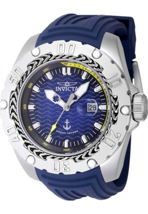 Invicta IN-48017 Mens Ocean Voyage Watch - Silver - One Size