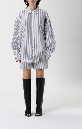 The Attico Camicia oversize The Attico in cotone a righe