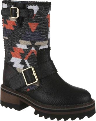 Irregular Choice Autumn Leaves Fashion Calf Boots, Q322, Black E, Eur 39 (UK 6)