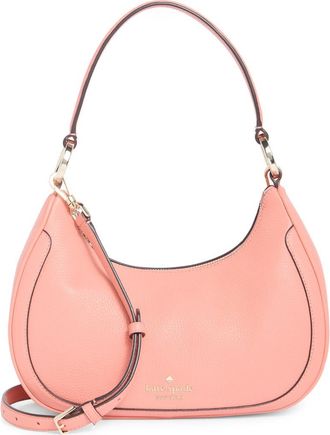 Kate Spade New York Leila Pebbled Leather Shoulder Bag in Terracotta Tile at Nordstrom Rack