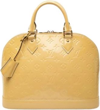 Louis Vuitton Pre-owned Alma PM - Dames - Vintage Handtas - Beige - ONE Size - Leer - Vintage