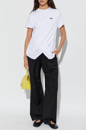 Loewe T-shirt With Logo, Womens, White