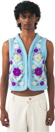 Antik Batik Heren, Jassen, Blauw, Maat: XL Katoen