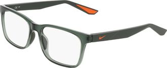 Nike 7415 Optisch Montuur - Heren - Brillen - Groen - 54 MM - Leer - Accessoires