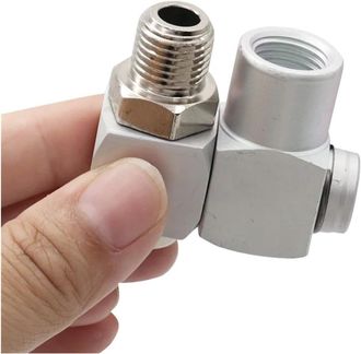 OEM Conector De Acoplamiento R&aacute;pido, Compatible Con Junta De Compresor De Aire De 2 Puntos, Direcci&oacute;n/instalaci&oacute;n De Manguera De Gas, Direcci&oacute;n Libre