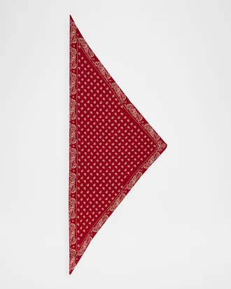Guest In Residence The Wild Rag Silk-Blend Scarf