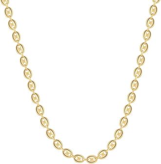 Pompeii3 14k Yellow Gold Mariner Womens 24 Chain Necklace 22 Grams 7mm Thick