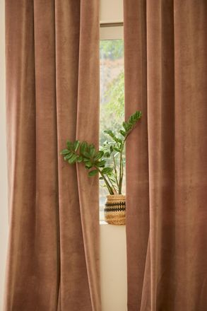 Calma House Cortina color rosa 140x280