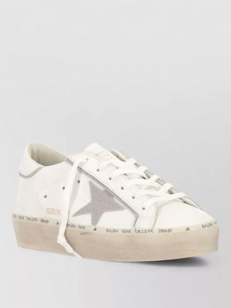Golden Goose leather sneakers low top star detail