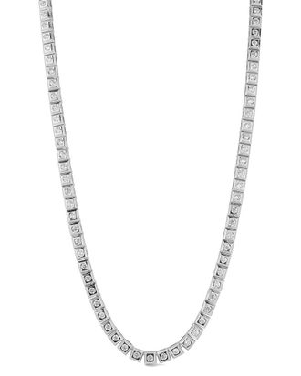 Chloe and Madison Chloe And Madison Jewelry Cz Tennis Necklace