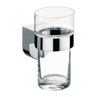 Emco Soporte Para Vidrio Meto Vidrio Cromado Transparente