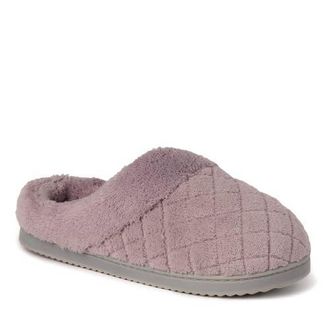 Dearfoams Libby Quilted Terry Clog Slipper in Frosted Plum at Nordstrom, Size X-Large M