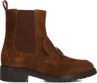 Unisa Bruine Erne Laarzen voor Vrouwen - Dames - Chelseaboots - Bruin - 39 EU - Wol - Schoenen