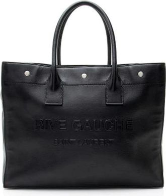 Saint Laurent Pre-owned Tote Bags, female, Black, Size: ONE SIZE Pre-owned Vintage Tote Bag