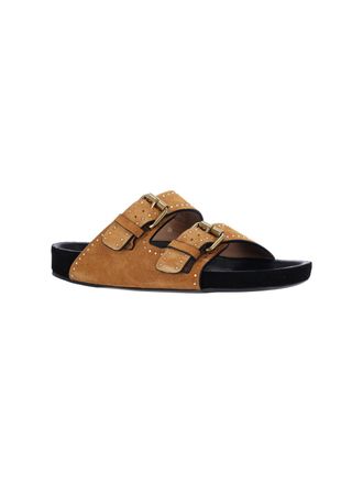 Isabel Marant Womens Sandals Brown Main Material: Calfskin Suede