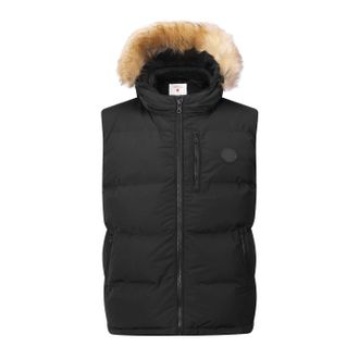 SoulCal&Co SoulCal Heren Sherpa Gevoerde Gilet (Zwart)