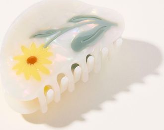Fat Face FatFace Ivory Flower Claw Clip