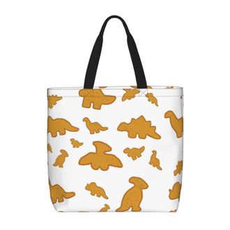 Generic Women Handbag Cute Dinosaur Chicken Women Tote Bag Large Capacity Waterproof Beach Travel Bags, For School, Christmas, Graduation, Holiday, Daily